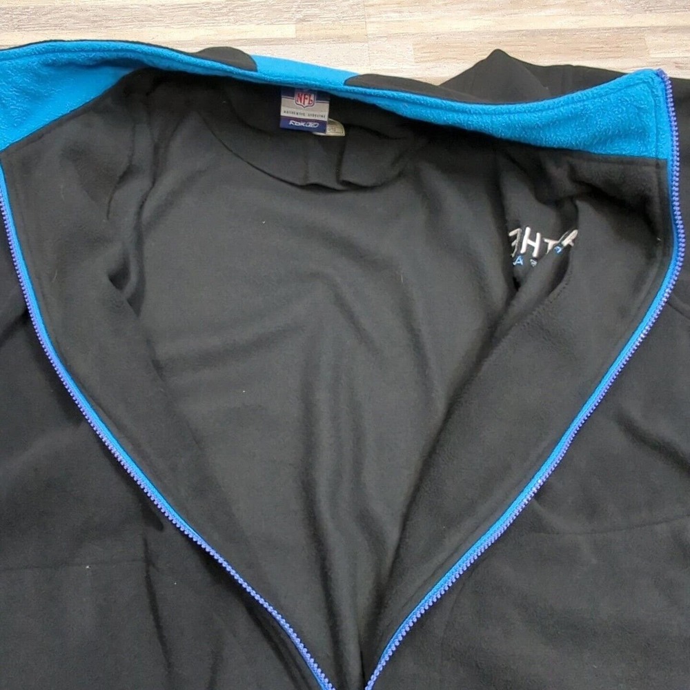 Carolina Panthers Full Zip Fleece Jacket/Coat Men's Size XL Logo - Picture 7 of 9